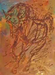 Horse                     Oil on canvas (1,20mX90cm)   Price 4000E
